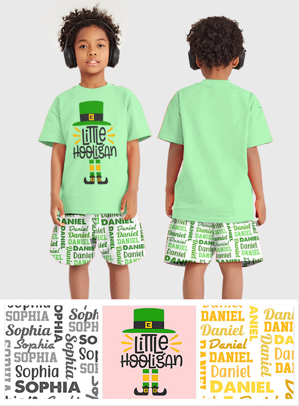 Little Hooligan - Personalized Saint Patrick's Day Kid T-shirt & Shorts
