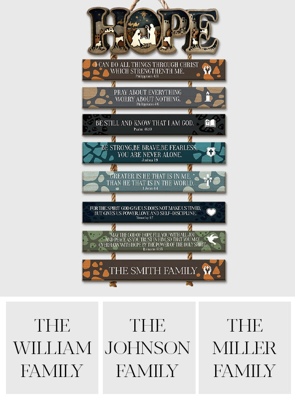 Hope - Personalized Christian Pallet Wood Sign