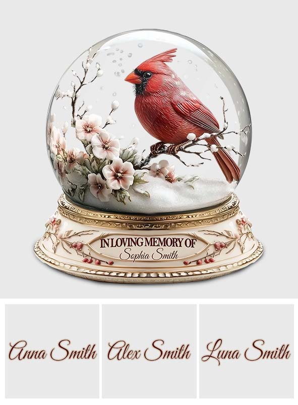 In Loving Memory - Personalized Memorial Custom Shaped Acrylic Plaque