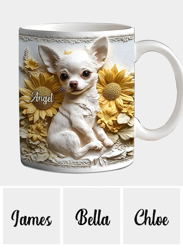 Lovely Chihuahua - Personalized Dog Mug
