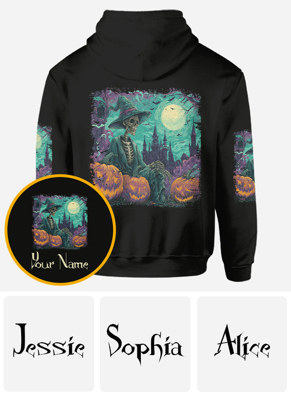 Town Of Halloween - Personalized Witch All Over Shirt