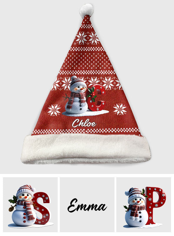 Merry Christmas - Personalized Family Santa Claus Hat