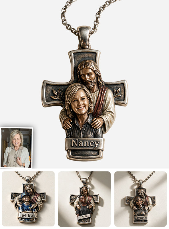 Believer - Personalized Christian Shaped Metal Pendant Necklace