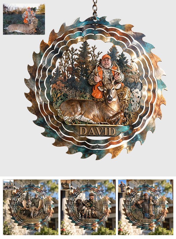 Custom Any Photo - Personalized Hunting Wind Spinner