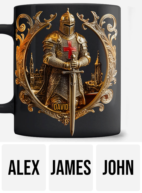Knight Of God - Personalized Christian Mug