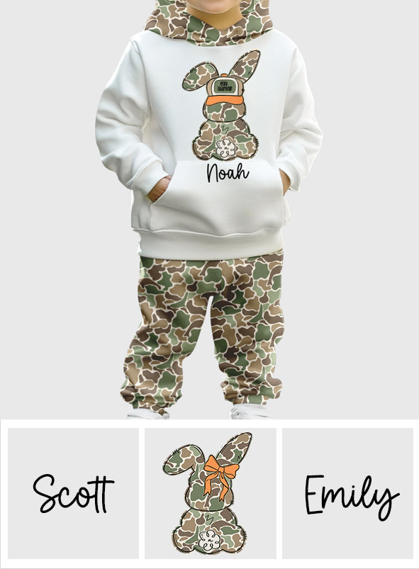 Egg Hunter - Personalized Kid Hoodie & Kid Jogger Sweatpants