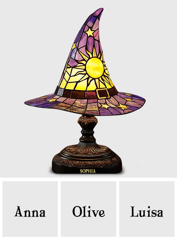 Stunning Witch Hat - Personalized Witch Custom Shaped Acrylic Plaque