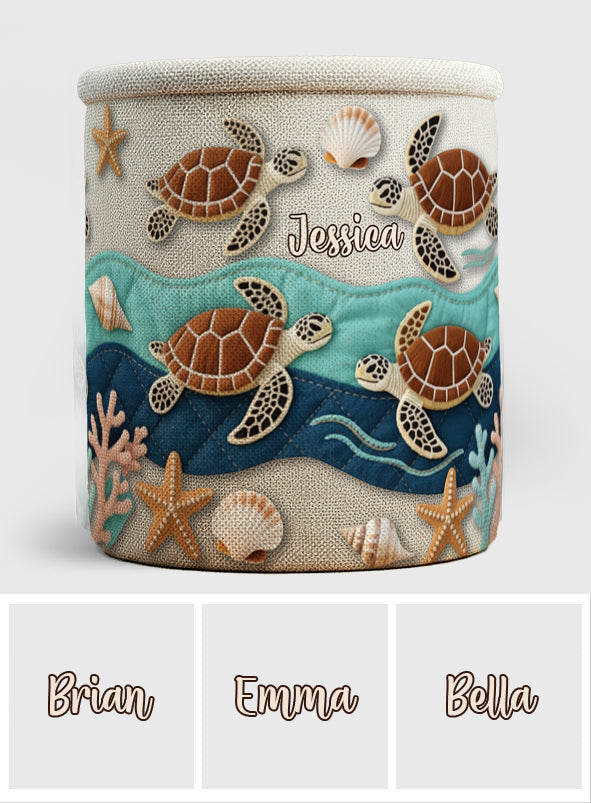 Love Turtle - Personalized Turtle Storage Basket