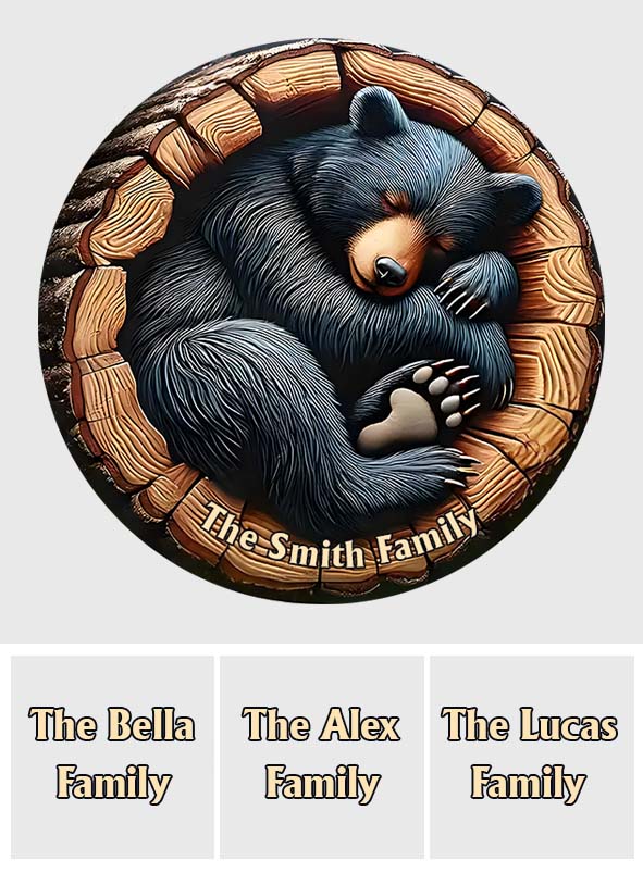 Welcome To Our Sweet Home - Personalized Hunting Round Rug