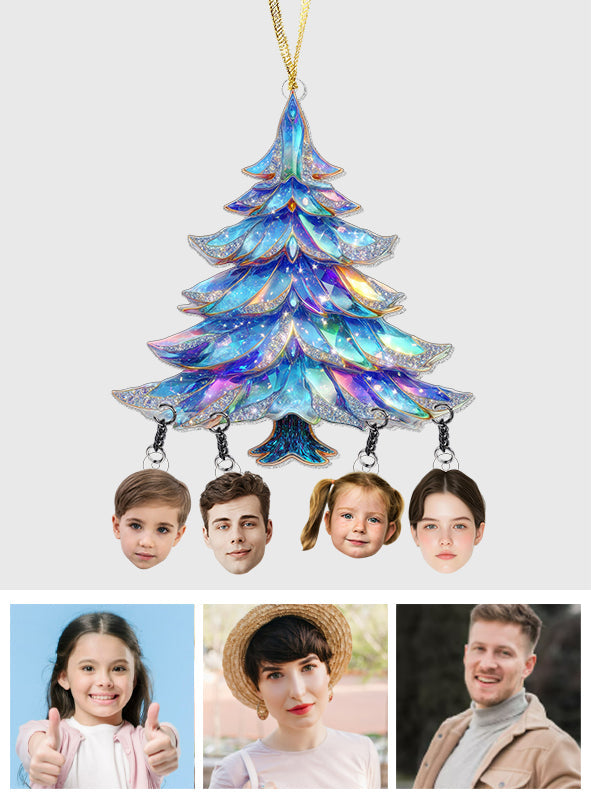 Our Family - Personalized Family Ornament With Charm