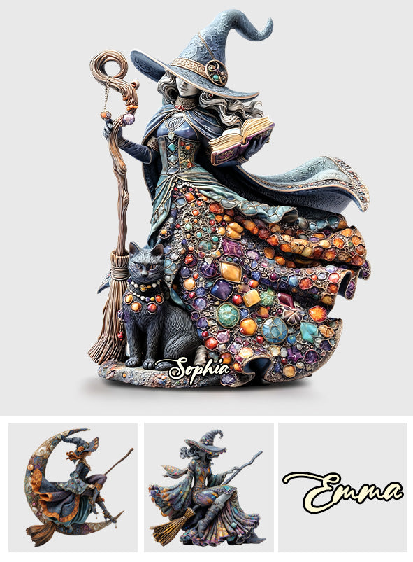 Magical Witch - Personalized Witch Custom Shaped Acrylic Plaque