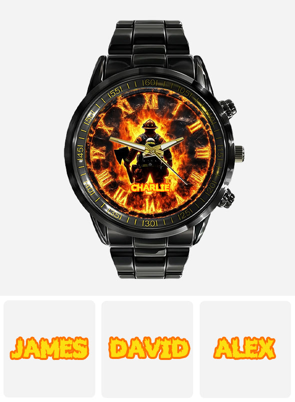 Proud Firefighter - Personalized Firefighter Hand Watch