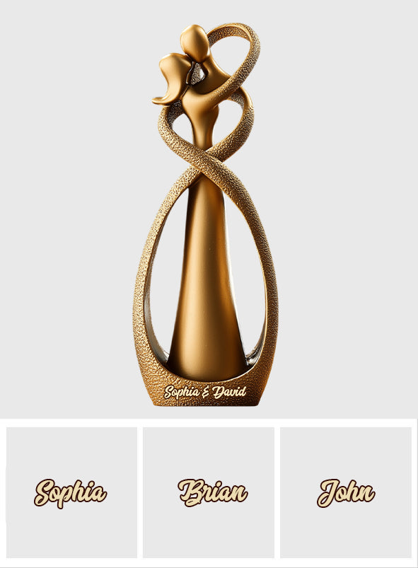 Together Forever - Personalized Couple Custom Shaped Acrylic Plaque