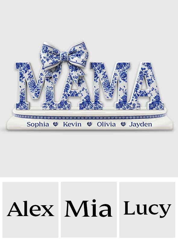 Best Mom Ever - Personalized Mother Custom Shaped Acrylic Plaque