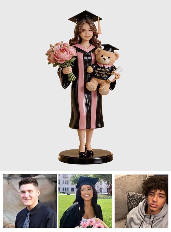 Happy Graduation Gift - Personalized Graduation Custom Shaped Acrylic Plaque