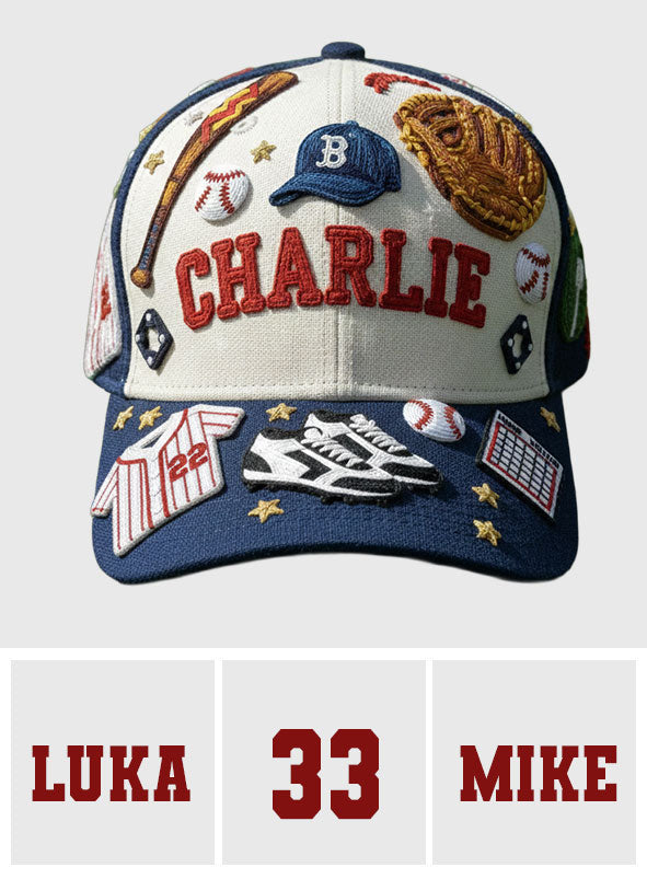 Baseball Player - Personalized Baseball Classic Cap