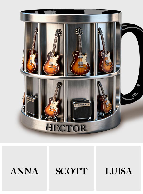 Guitarist - Personalized Guitar Accent Mug & Coaster