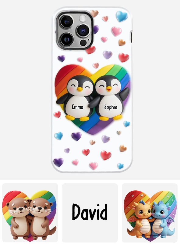 Love Is Love - Personalized LGBT Support Full Print Phone Case