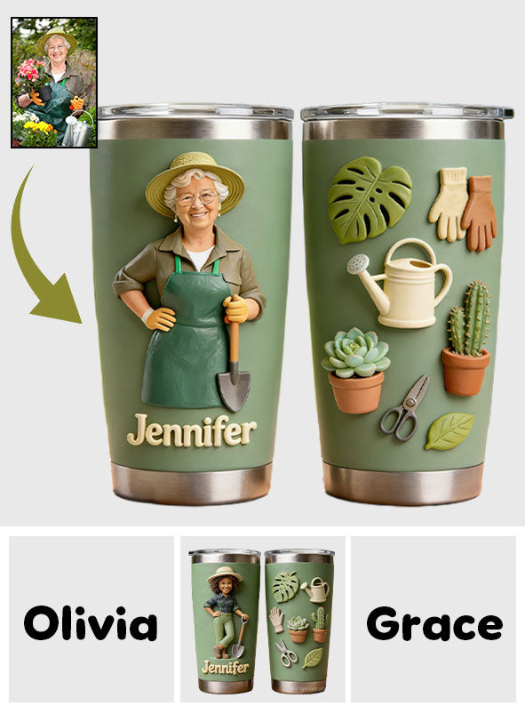 Custom From Any Photo - Personalized Gardening Tumbler