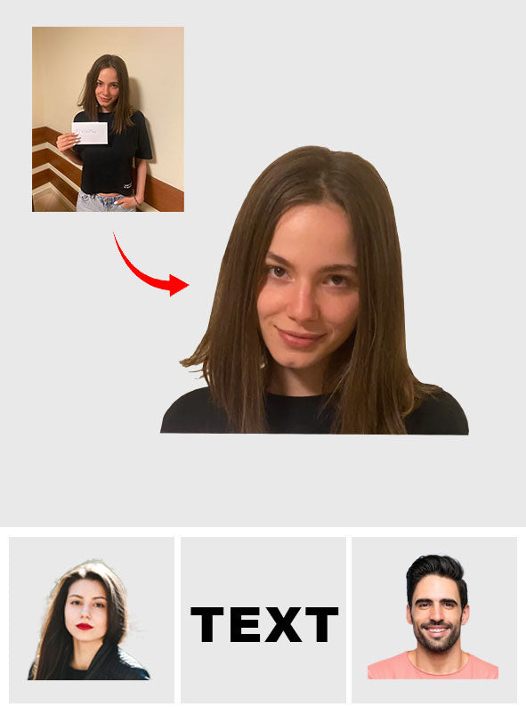 I Have A Girlfriend Boyfriend Funny Custom Face - Personalized Couple Decal Full