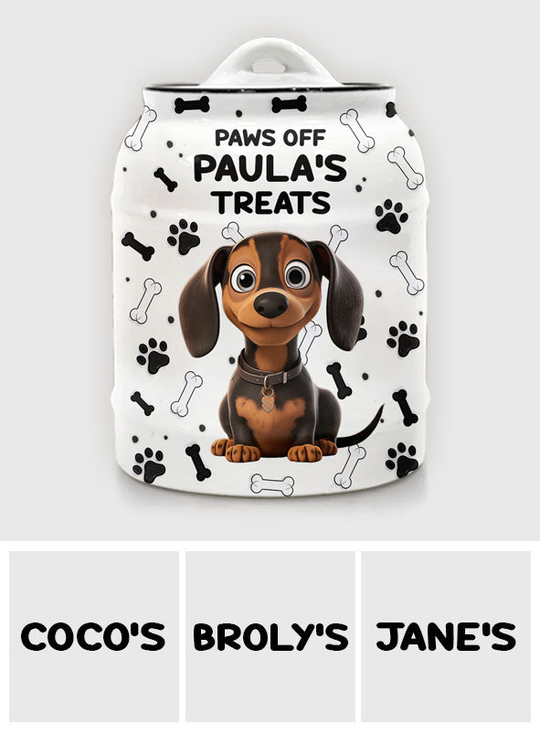 Dog Treats - Personalized Dog Cookie Jar