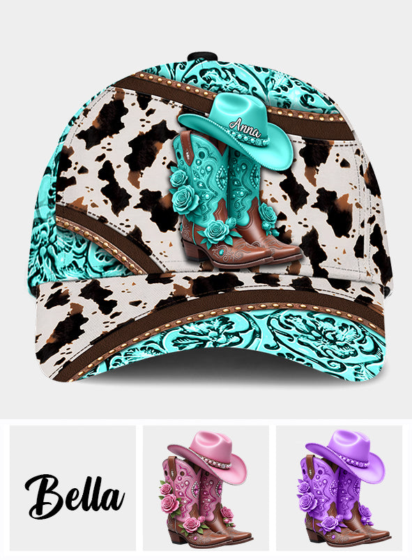 Western Cowgirl Boot - Personalized Cowgirl Classic Cap