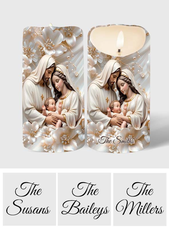 Believe - Personalized Christian Flameless Candle
