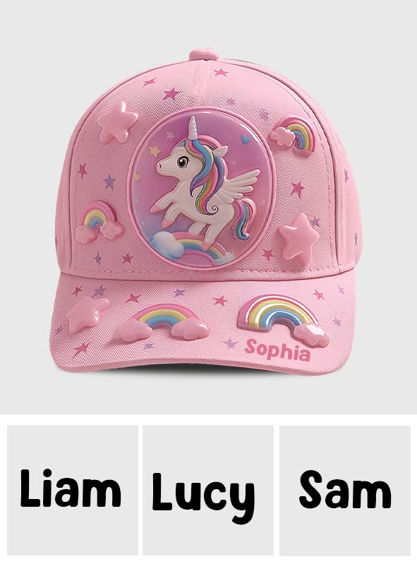 Unicorn, Mermaid, Truck, Dinosaur Kid - Personalized Kid Classic Cap