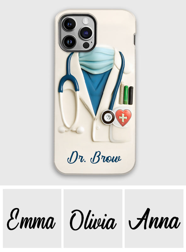 Medical Appreciation Design With Stethoscope - Personalized Full Print Phone Case
