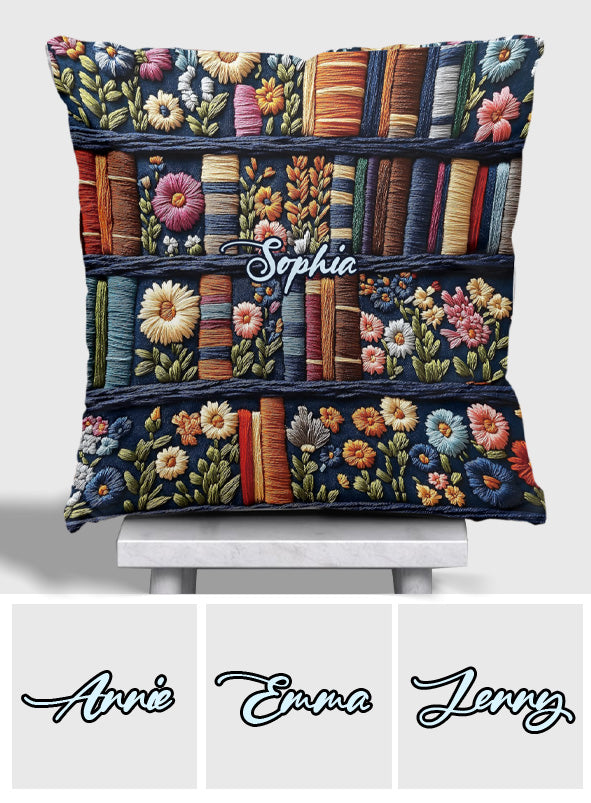 Love Reading - Personalized Book Throw Pillow