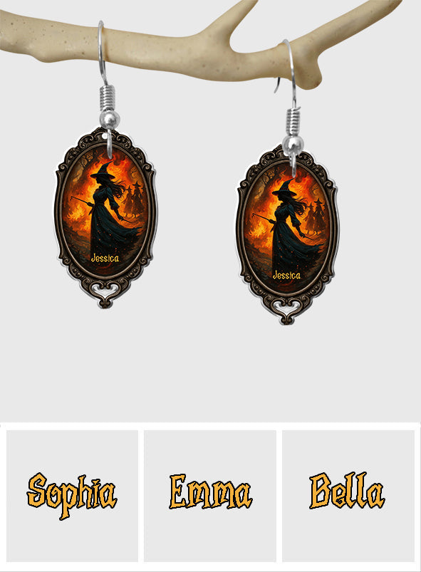 Beautiful Witch - Personalized Witch Earrings