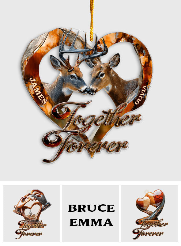 Together Forever - Personalized Couple Ornament