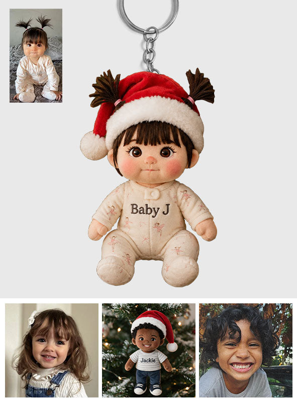 Little Christmas - Personalized Kid Plush Ornament