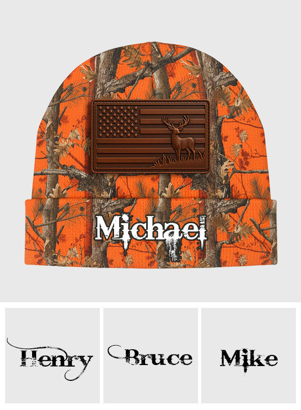 Camo Hunting - Personalized Hunting Beanie Hat