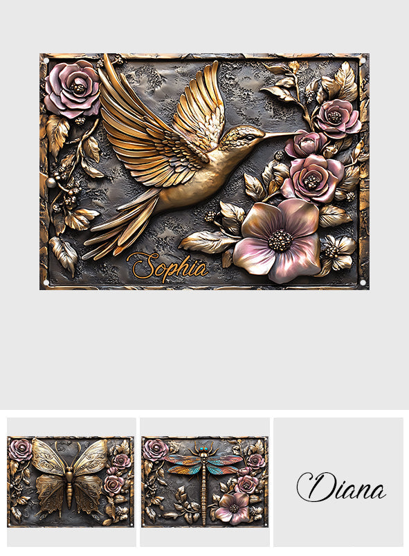 And Find My Soul Garden - Housewarming Gift For Gardener, Outdoor Decor - Personalized Gardening Rectangle Metal Sign