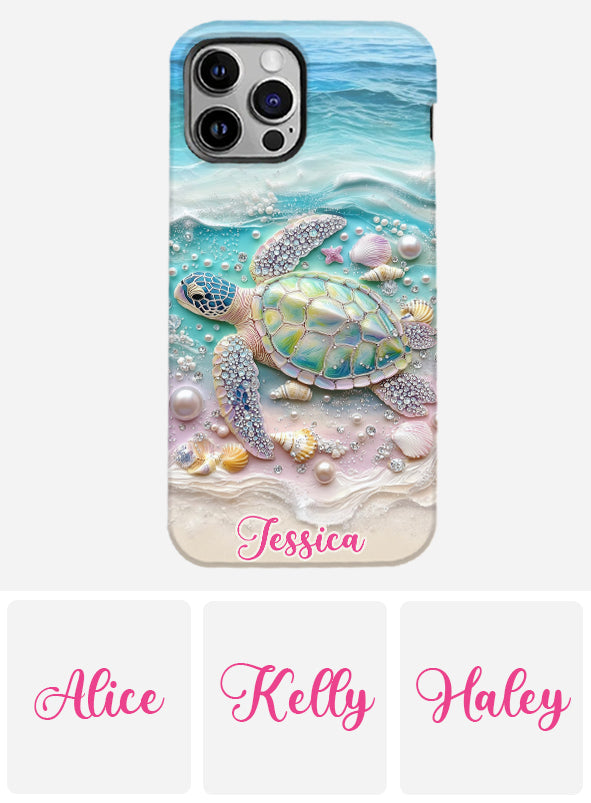 Love Turtles - Personalized Turtle Full Print Phone Case