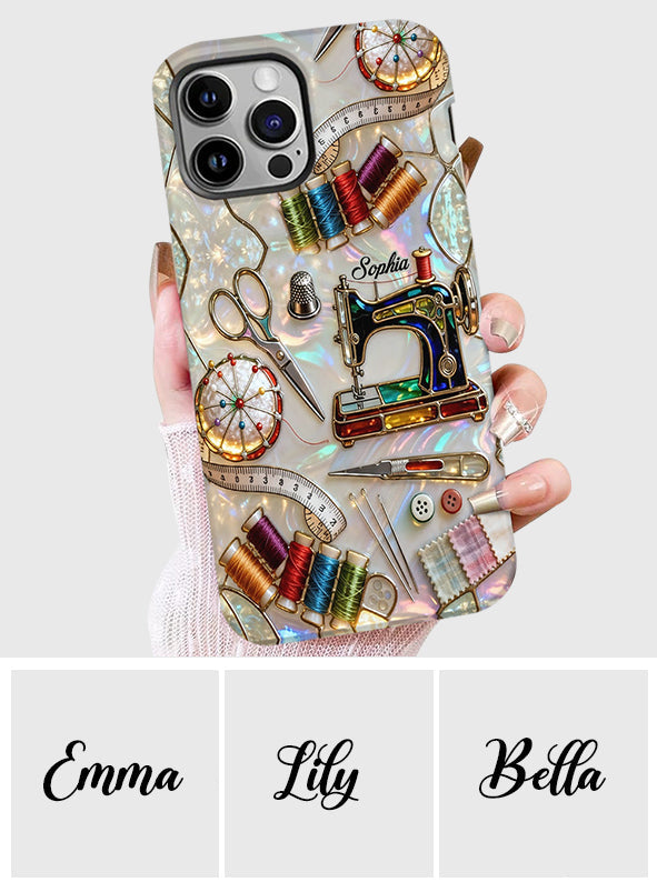 Love Sewing - Personalized Sewing Full Print Phone Case