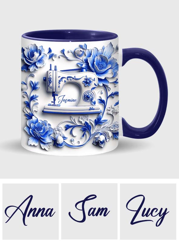 Love Sewing - Personalized Sewing Accent Mug