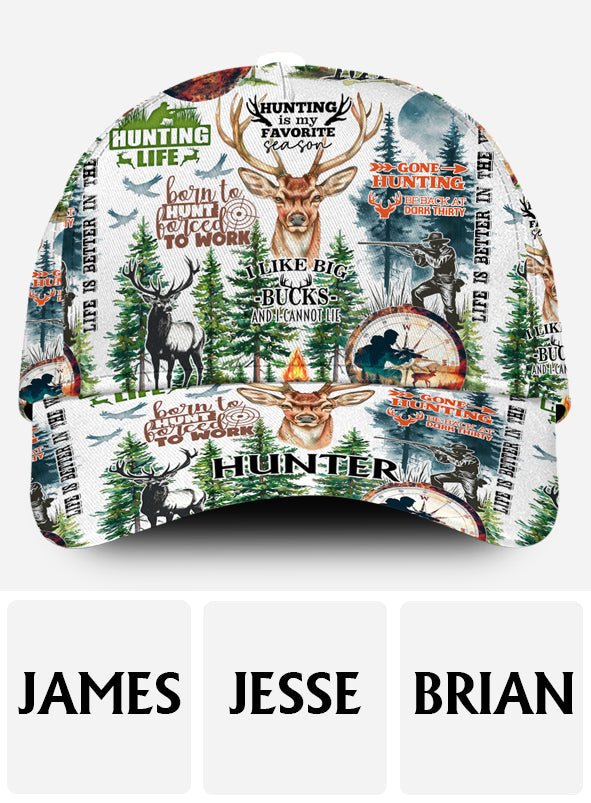 Love Hunting - Personalized Hunting Classic Cap