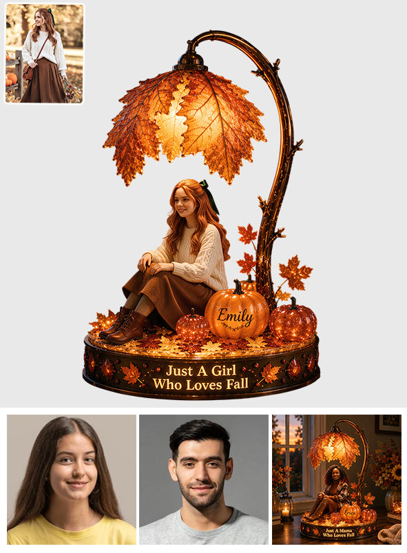 Any Photo Fall Vibes - Personalized Self Love Acrylic LED Night Light