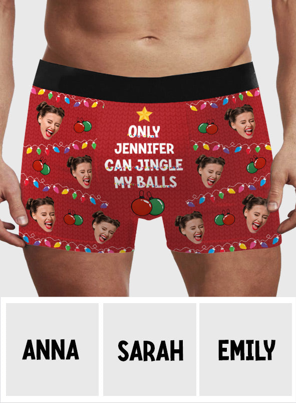 My Balls - Personalized Couple Men’s Boxer Briefs
