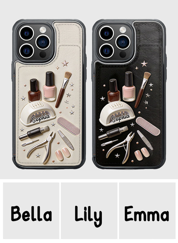 Nail Artist - Personalized Nail Salon Fully Printed Wallet Phone Case