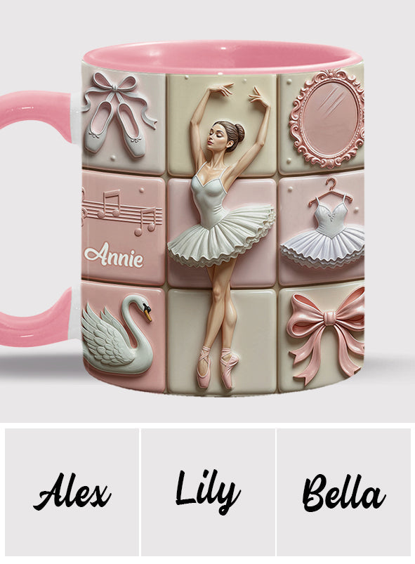 Love Ballet - Personalized Ballet Accent Mug