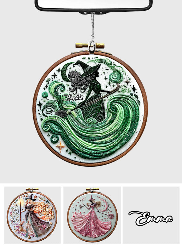 Magical Witch - Personalized Witch Car Ornament