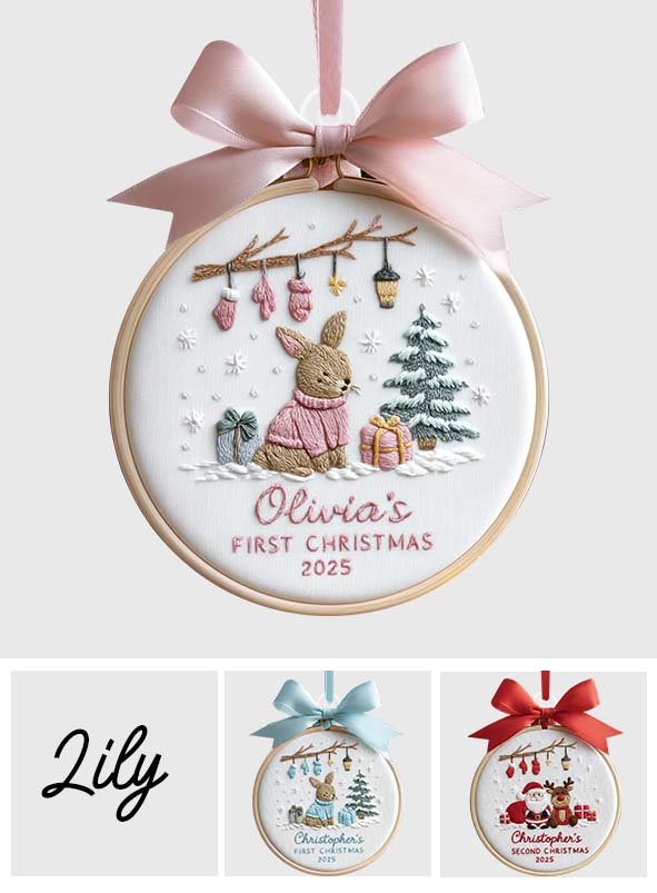 My First Christmas - Personalized Kid Ornament