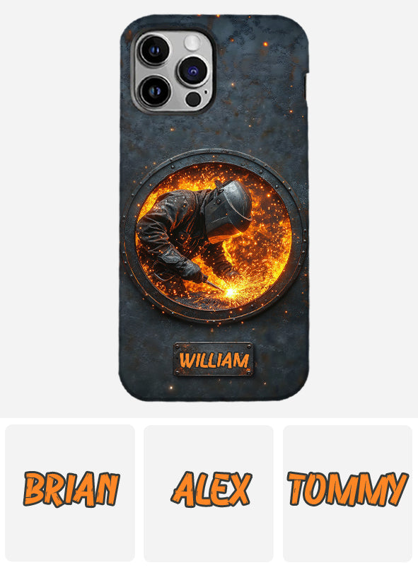 Gift For Welder Man - Personalized Welder Full Print Phone Case