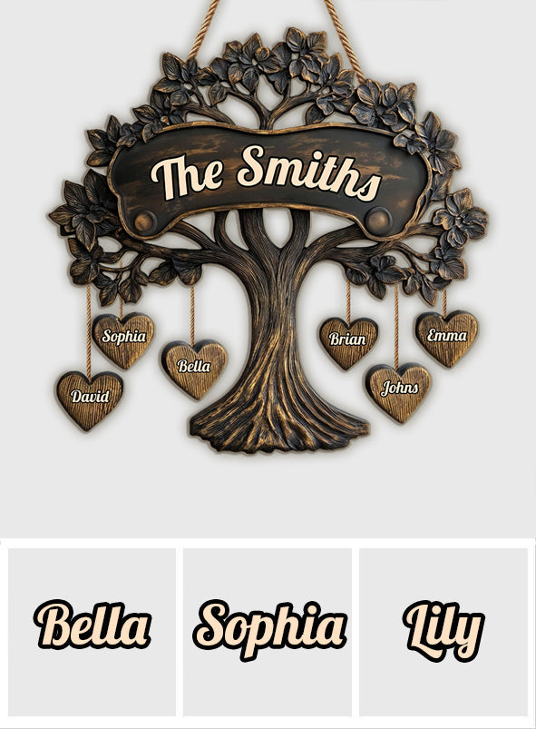 Family Tree - Personalized Family Pallet Wood Sign