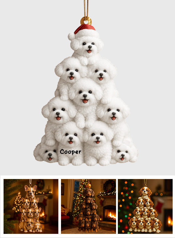 Christmas Dog - Personalized Dog Ornament