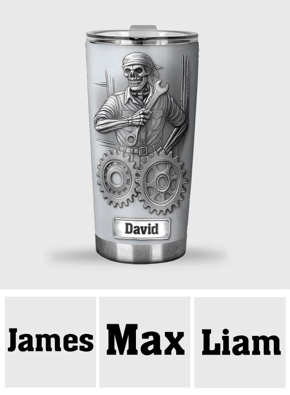 The Coolest Mechanic - Personalized Mechanic Tumbler