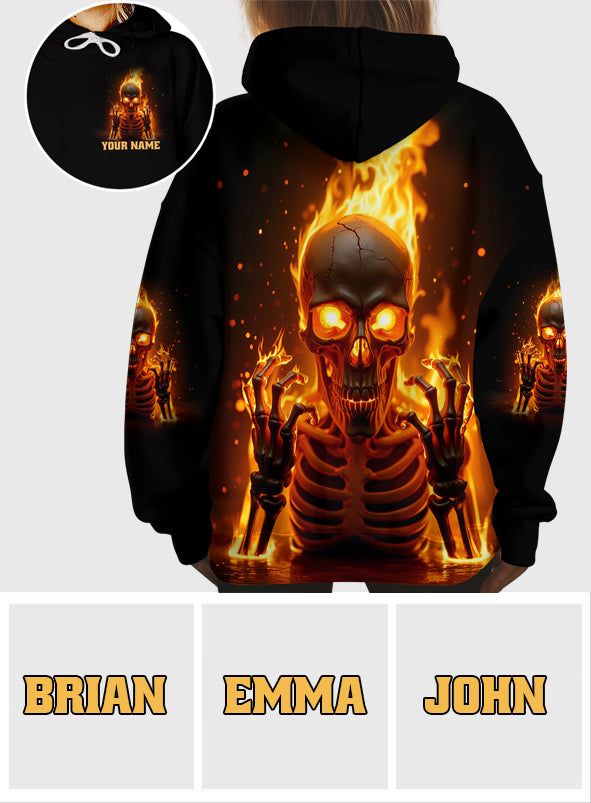 My Give A F Is Broken - Personalized Skull All Over Shirt